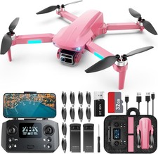 GPS Drone 4K Camera 5G FPV Quadcopter Auto Return Home 32GB TF Pink