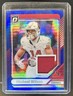 2024 Panini Donruss Optic Michael Wilson Threads Jersey Blue Hyper #DTB-MWN