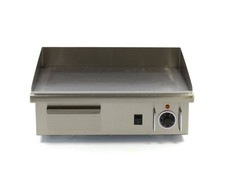 Fry top piastra griglia liscia 55 cm professionale elettrica presa monofase 3KW