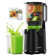 Aeitto Cold Press Juicer – 5.3” Extra Large Feed Chute – OPEN BOX