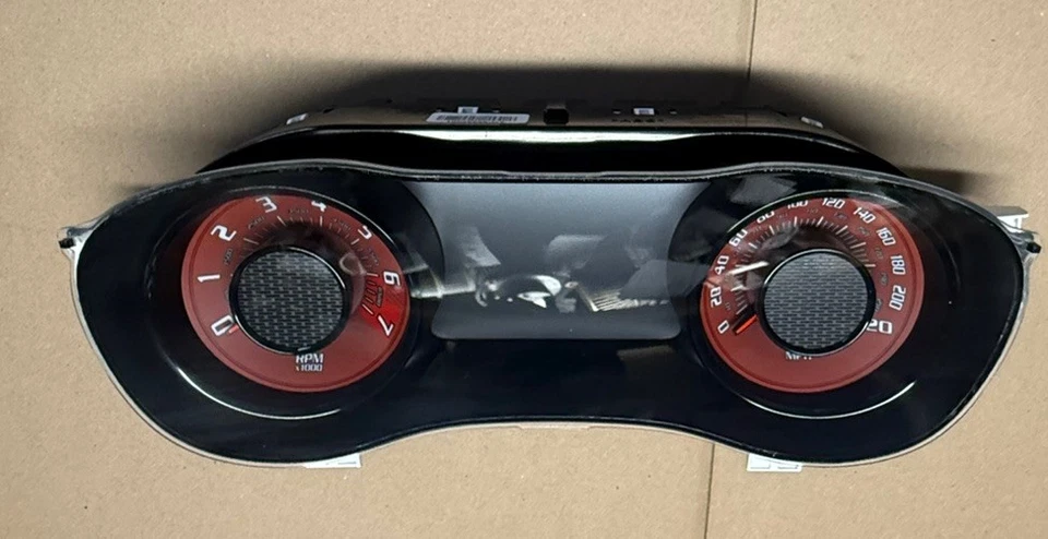 15 16 17 18 19 20 21 22 23, Dodge Challenger SRT Hellcat, Speedometer MPH, OEM - Image 4 of 4