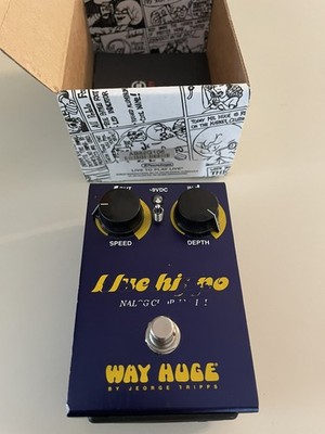 Way Huge - Blue Hippo (MKII) - Chorus Pedal (With Box and Guide)-Faded Lettering