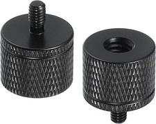 Tripod Screw Adapter 1/4" Female to M4 Male, 2 Pcs Tripod Nut Connectors Camera