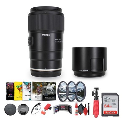Tamron 90mm f/2.8 Di III VXD Macro Lens (Nikon Z) + Sling Backpack + More