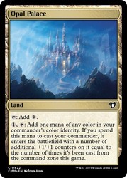 Opal Palace 422 Common Foil Commander Masters