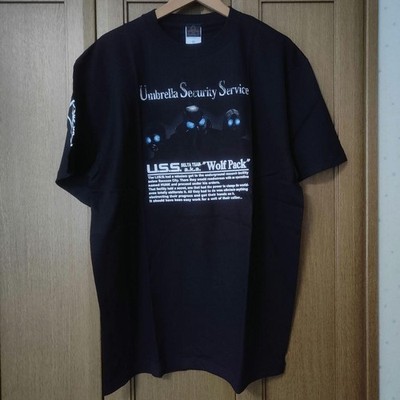 Resident Evil Operation Raccoon City USS Wolfpack T-Shirt XL Blue Mask Logo