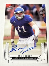 2015 Leaf Draft Ben Heeney Signatures Base Auto #BA-BH2 RC Kansas