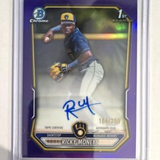2026 Bowman Chrome Prospect Autographs Ricky Moneys Auto RC #CPA-RM/250