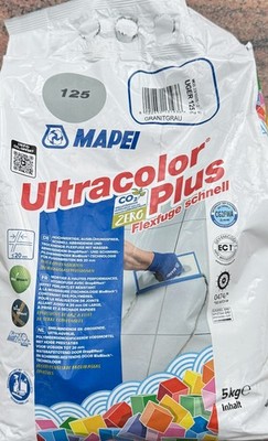MAPEI Ultracolor Plus Fugenmörtel Flexfuge Wand Boden 5kg Granitgrau 125