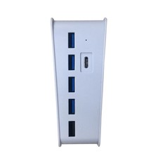 6-Port Extend USB Hub Adapter Splitter For Sony PS5 PS4 Pro Game Console