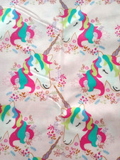 Unicorns Fabric 21" x 8.5" Crafting Sewing Length Piece New