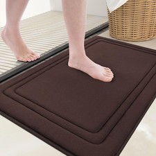 Grandaily Memory Foam Bath Mat Rug 36x24, Ultra Soft, Non-Slip and Absorbent Bat