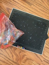 Light Brite Toy With Light Box And Assorted Pegs Various Colors