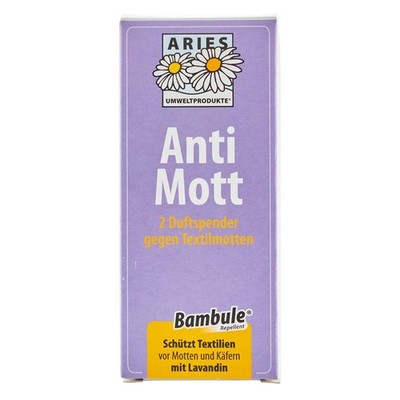 Anti Mott - 2 Duftspender gegen Textilmotten | ARIES