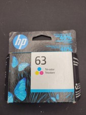 HP 63 F6U61AN Tri-Color Ink Cartridge Exp Mar/2023