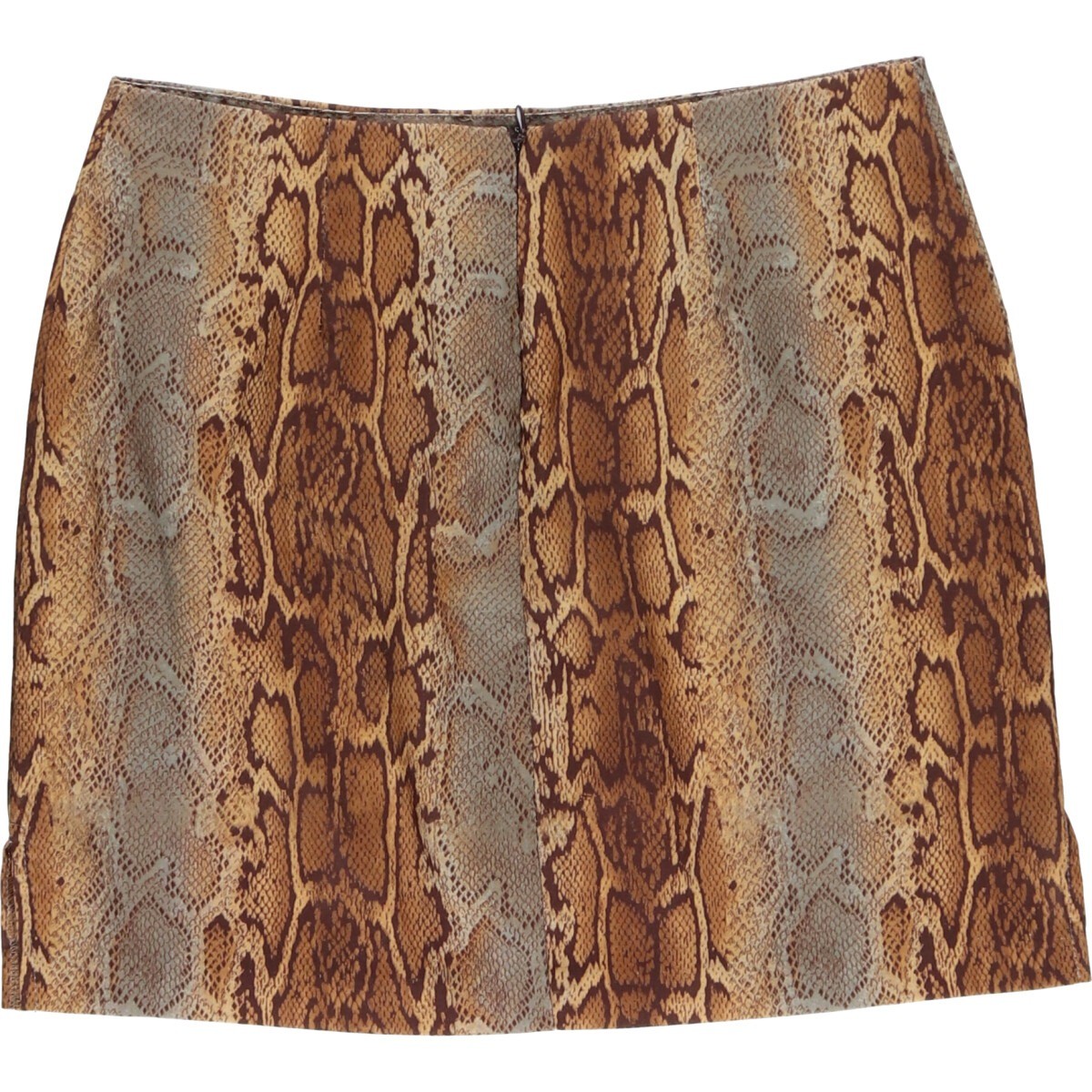 Vintage WINDSOR snakeskin/python print mini skirt… - image 2