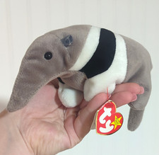 Ty Beanie Babies Ants the Anteater Plush Beanbag Stuffed Animal 1997