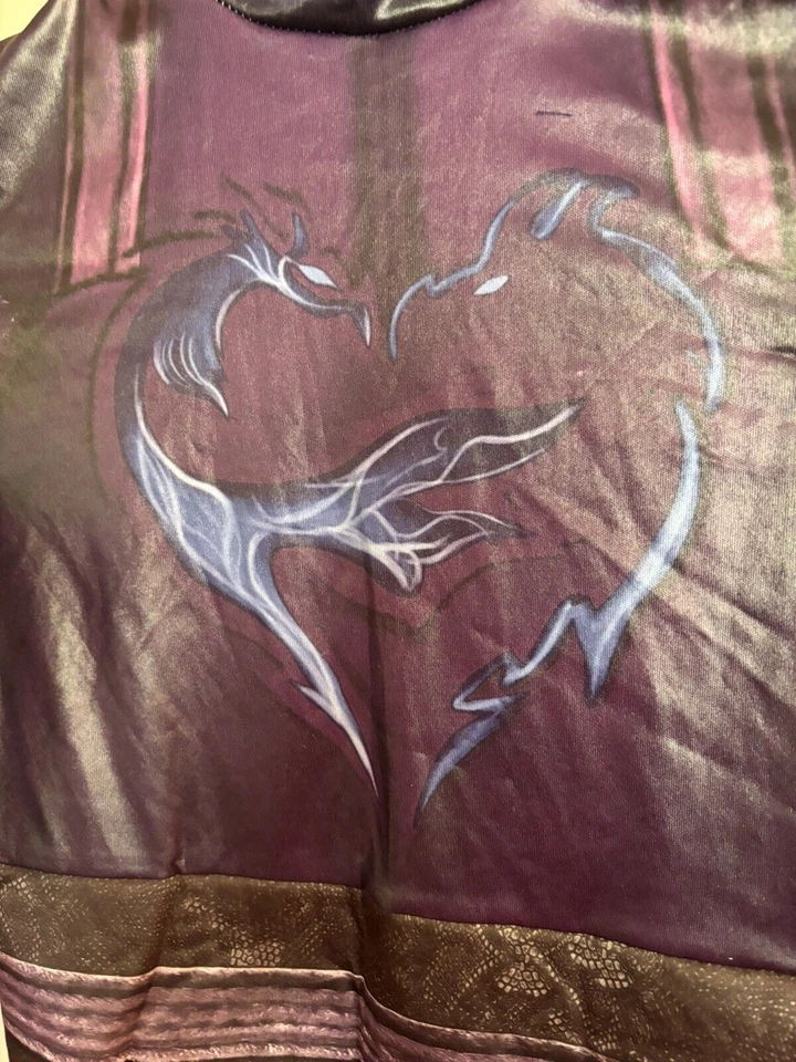 Disfraz Descendientes 3 Veces Niñas Pequeño 4-6 Mono Solo Mangas Largas Disney Foto 3 de 4