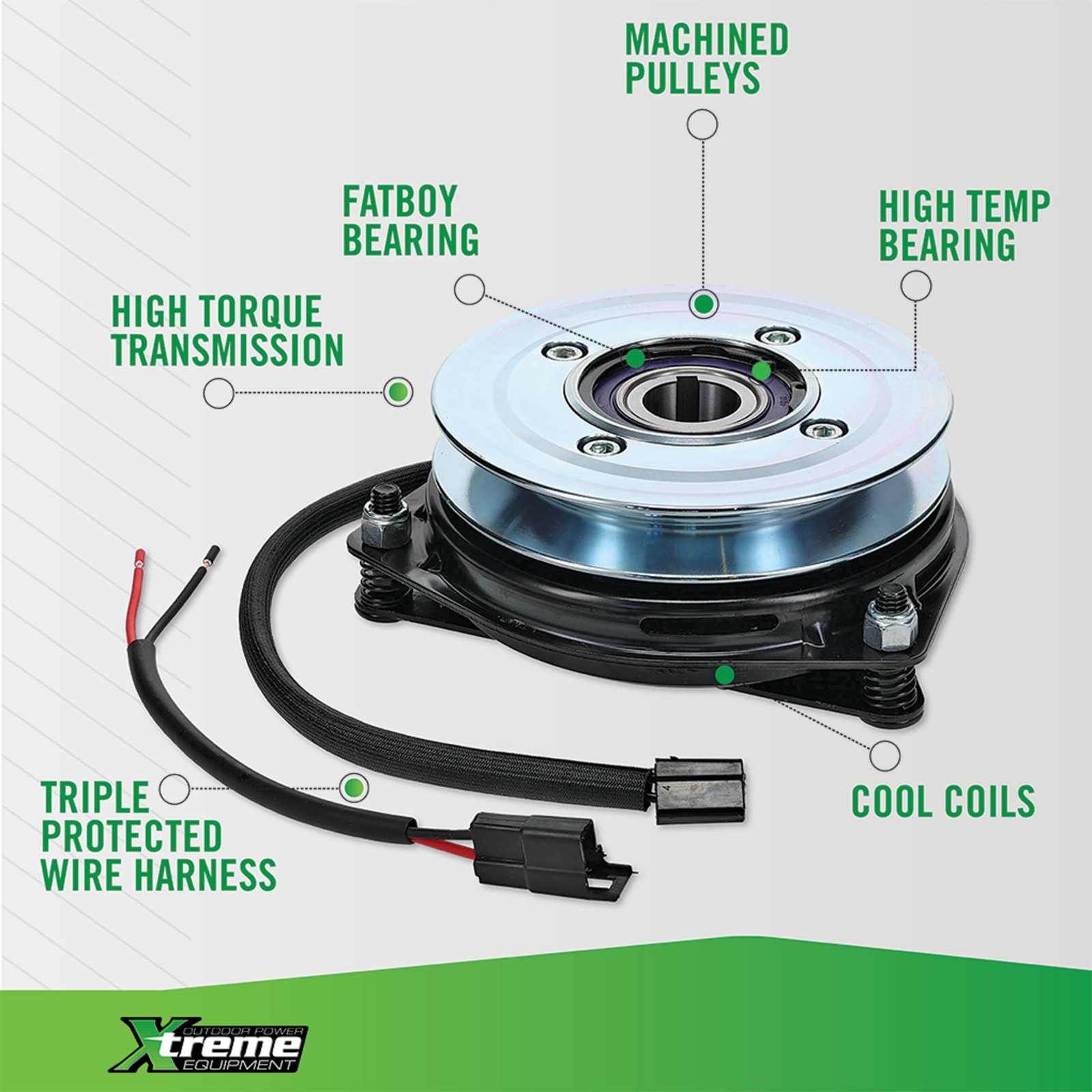 X0607 PTO Clutch For Ferris Hydro Drive H2220K Outdoor Power Xtreme Equipment