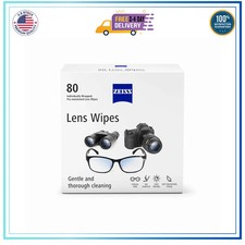 ZEISS Pre-Moistened Lens Cleaning Wipes, 80 Count