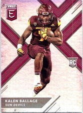2018 Panini Elite Draft Picks #136 Kalen Ballage