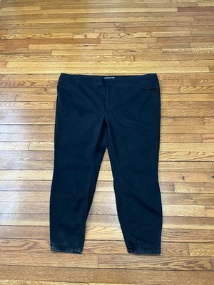 Torrid Super Soft Lean Jeans Women's Plus Size 5 Tall Slim Ankle Crop Black