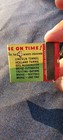 THE 4 MINUTE CROSSING BE ON TIME..LINCOLN HOLLAND .  1960S...UNSTRUCK MATCHBOOK — photo 3