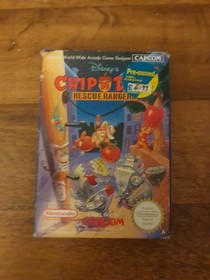 Chip 'N Dale Rescue Rangers + box, manual & sleeve - NES - cleaned & tested