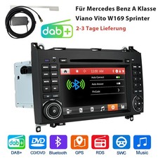 DAB+ CD DVD F&uuml;r Mercedes-Benz A/B Klasse W169 W245 7'' Autoradio GPS Navi BT SWC