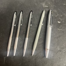 Cross Lot Of 5 Ball Pens, Pencils Made In USA
