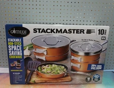 Gotham Steel 10 Pc Copper Pot Set