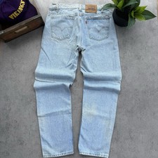 Levi's 505 36x32 Fit Vintage Men's Jeans Regular Fit Straight Leg Tag Orange Tab