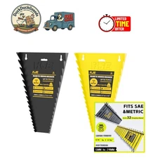 Effortless Installation Magnetic Wrench Holder - Organize SAE & Metric Tools