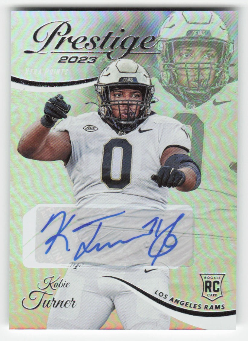 Kobie Turner 2023 Panini Prestige Xtra Points Signatures Premium RC,AU #358 A8