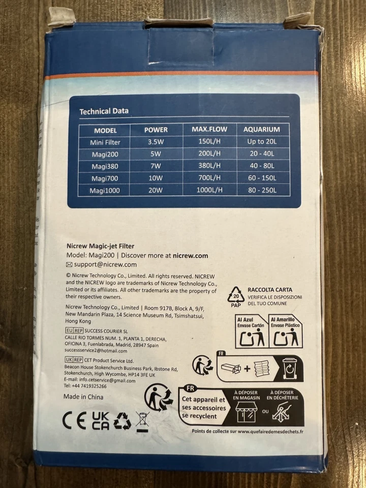 Magic Jet Filter by Nicrew New in the original box 5-10 gal - Image 3 of 4