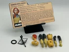 Vintage GI Joe 1982 Straight Arm Scarlett 100% Complete w/ Filecard (READ)