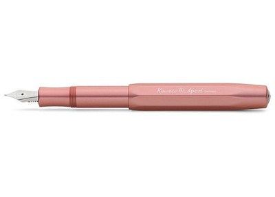 Kaweco AL Sport Fountain Pen Rose Gold with Clip - Fine (F) Nib