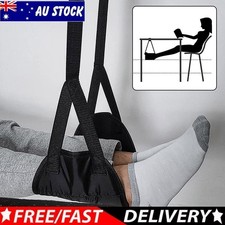 Airplane Footrest Travel Leg Rest Under Desk Trian AT Work Foot Heel Hammock