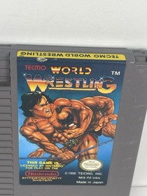 Tecmo World Wrestling Nintendo Entertainment System NES Juego Probado Funcionando