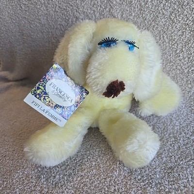 Vintage 1981 Fifi la Femme Francesca Hoerlein Franland Stuffed Dog With Tag