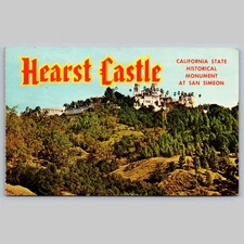 Postcard Hearst Castle San Simeon California Historical Monument