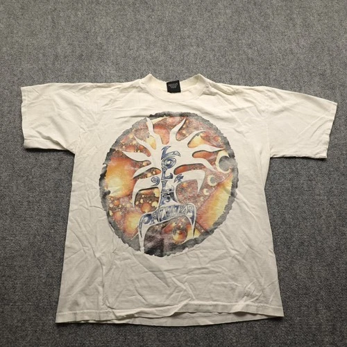 Lollapalooza Giant T-Shirt Men's Large 90s Musi 1990s vintage concert t-shirt, vintage, size L, single stitch, B+ condition