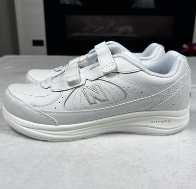 New Balance 577 Womens Walking Shoes Size 7.5EE Wide White Athletic Sneakers New