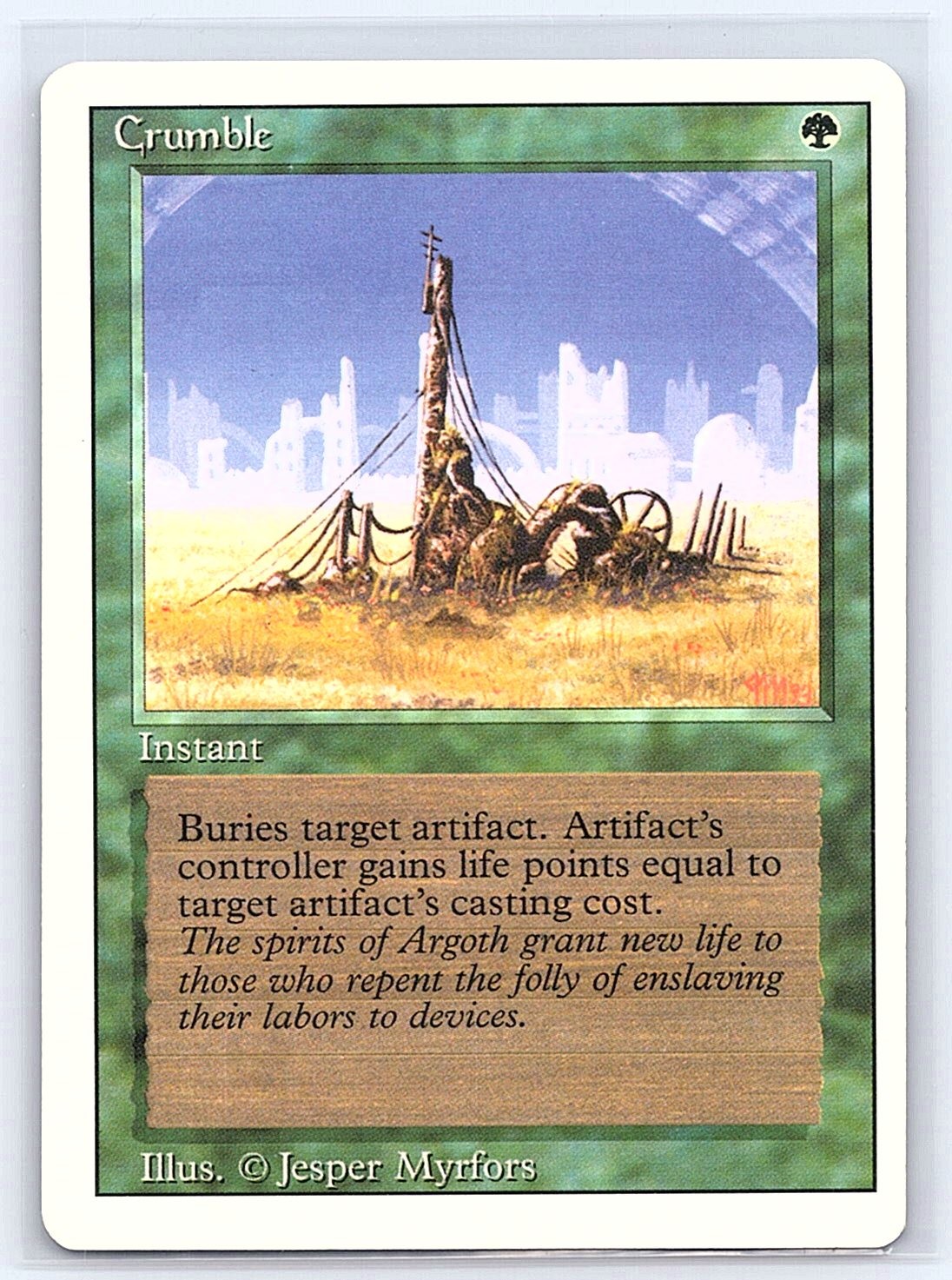 CRUMBLE UC REVISED EDITION MTG CARD