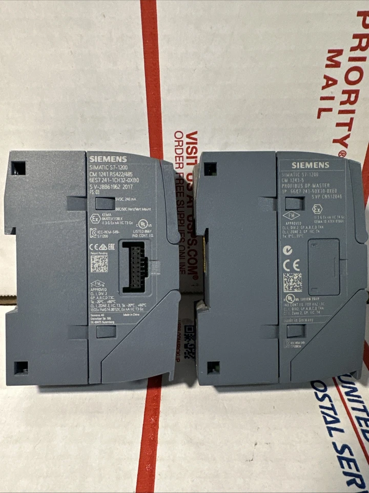 SIEMENS SIMATIC S7-1200 CM1241 6ES7241-1CH32-0XB0 6ES7 Cm243-5 - Imagem 2 de 4
