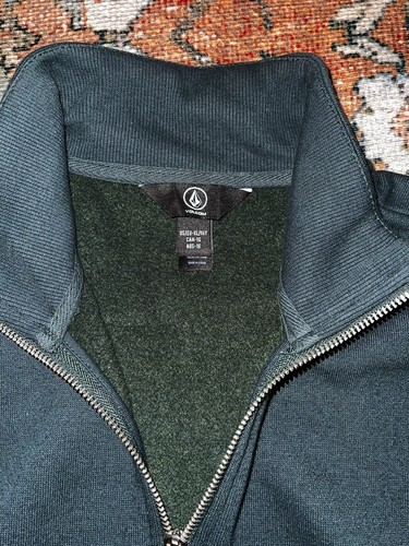 NWT VOLCOM Rainer Polo Pullover Sweatshirt SweaterHalf Zip Youth Boy Size XL NEW - Picture 5 of 6