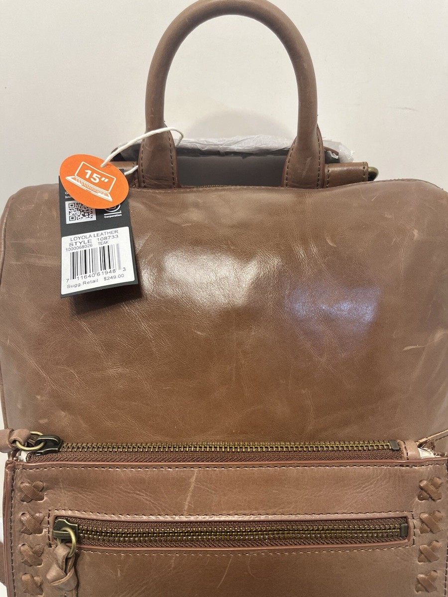 NWT $249.00 THE SAK LOYOLA Leather Convertible Backpack in  display picture 1
