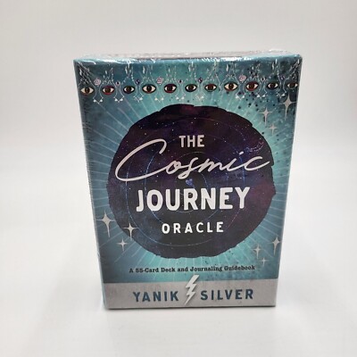 Cosmic Journey Oracle Yanik Silver 55 Card Deck & Journaling Guide Book Cards