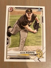 Kevin Kopps 2021 Bowman Draft Paper 1st #BD-7 Pittsburgh Pirates Rc
