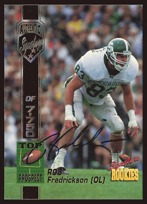 1994 Signature Rookies #18 Rob Fredrickson Autographs AU,SN | eBay